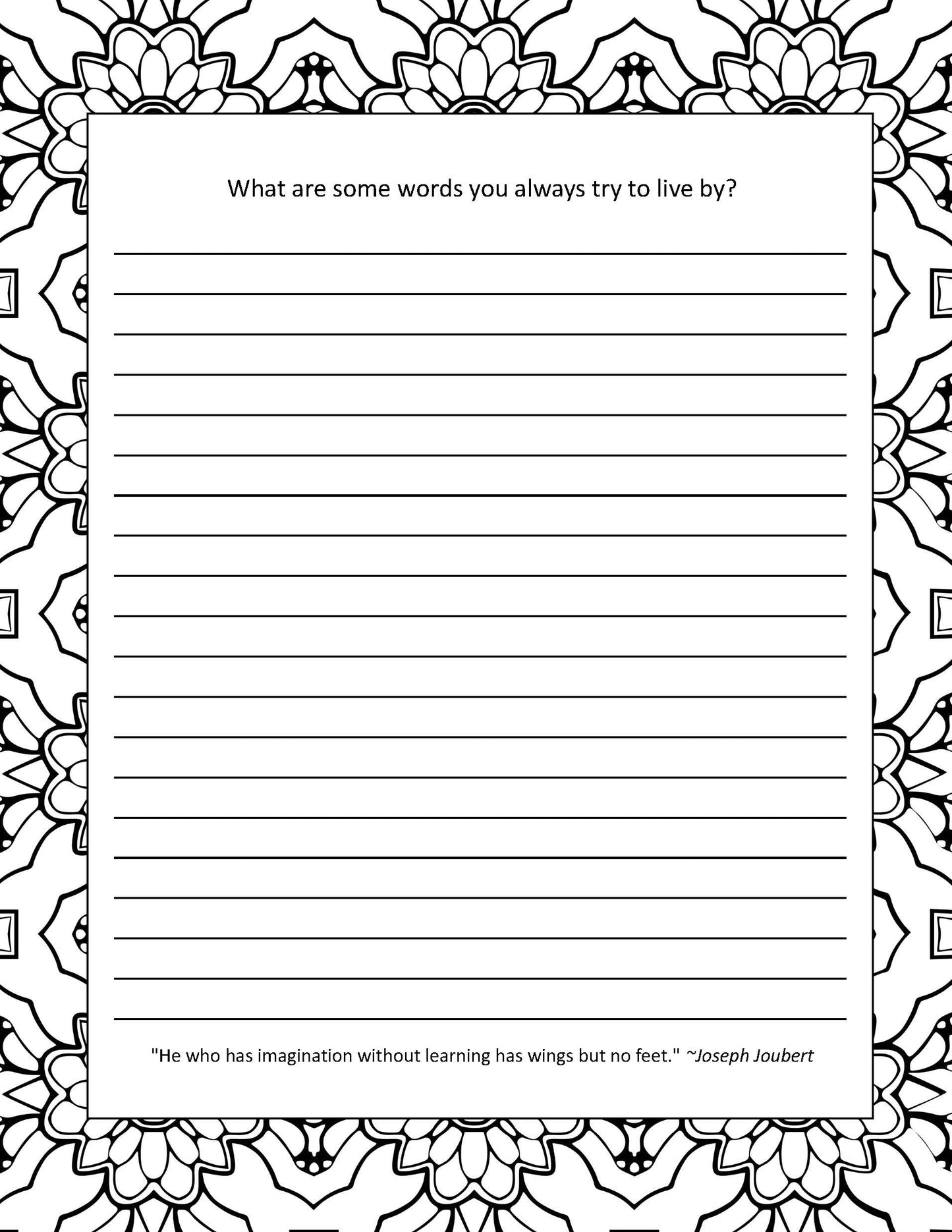 Inspire Me To Win Coloring Journal