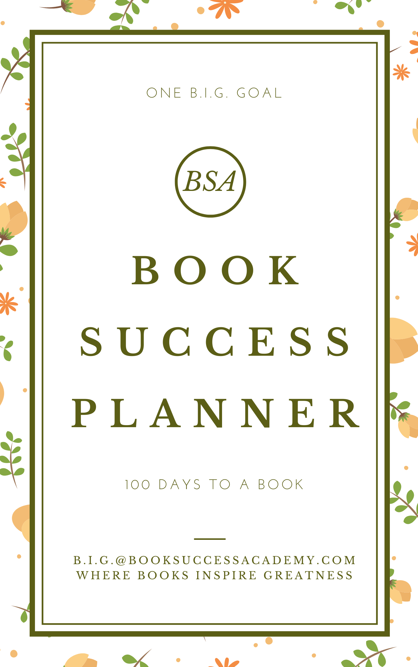 90 Day Book Success Planner