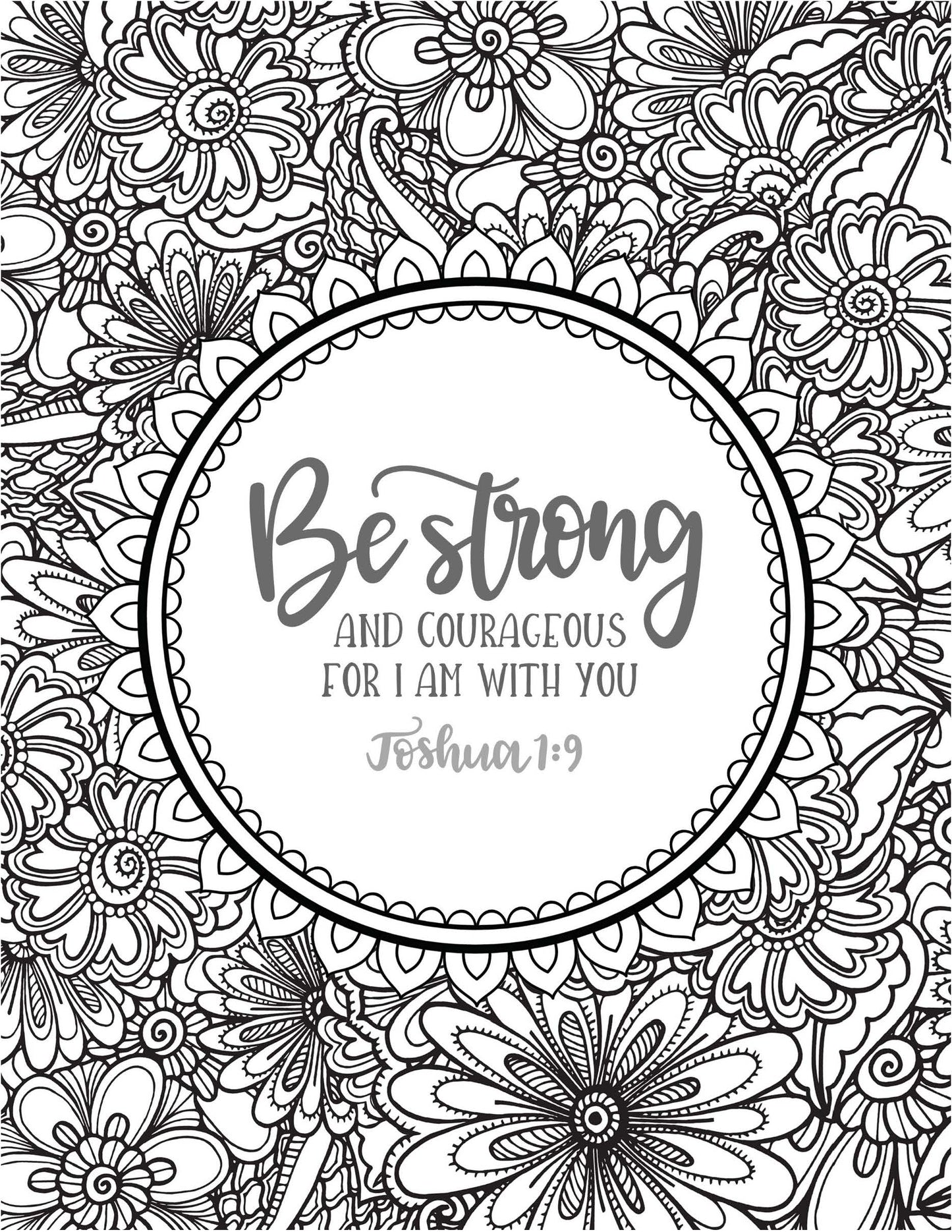 Just Be Inspirational Quotes 21 Pages of Adult Coloring Book