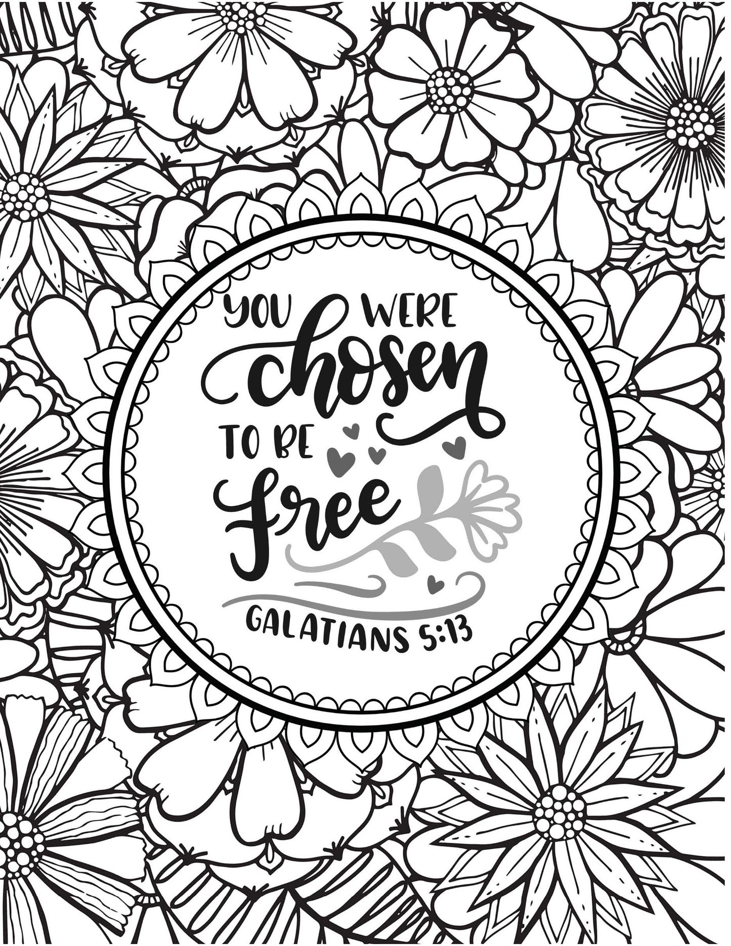 Just Be Inspirational Quotes 21 Pages of Adult Coloring Book
