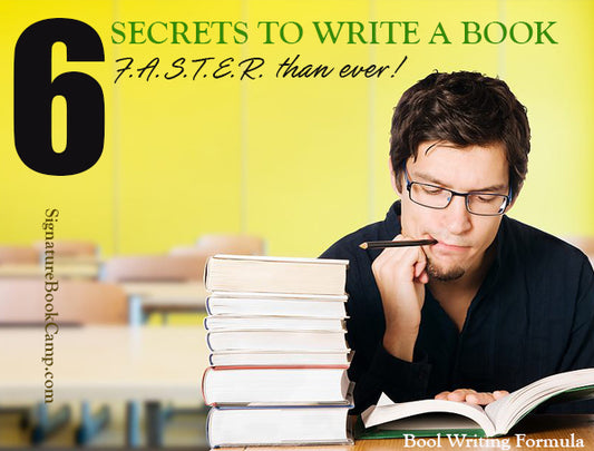 6 Secrets To Writing A Book FASTER