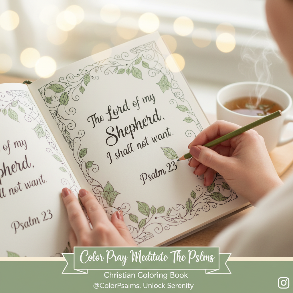 The Psalms - hands coloring